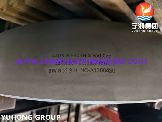 ASME SA403 / ASTM A403 WP304H Fittings per tubi di saldatura a nastri in acciaio inossidabile