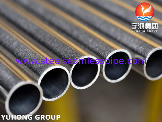 ASTM A789 UNS S32205 Tubo in acciaio duplex 450MPa Rendimento Cl− Resistente allo scambiatore di calore