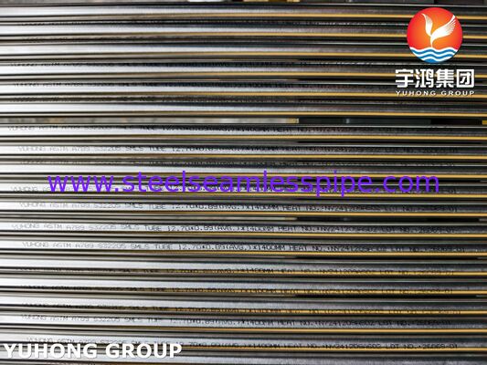 ASTM A789 UNS S32205 Tubo in acciaio duplex 450MPa Rendimento Cl− Resistente allo scambiatore di calore