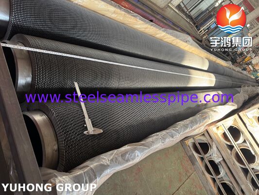Tubi ad aletta seghettata Base ASTM A335 P22 e alette 1Cr13