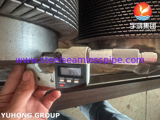 Tubi ad aletta seghettata Base ASTM A335 P22 e alette 1Cr13