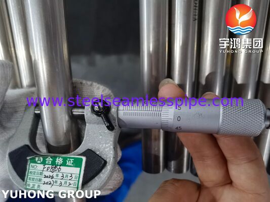 ASTM B111 ASME SB 111 SB 466 C71500 Tubi di rame e nichel / 70/30 Tubi senza cuciture di rame e nichel