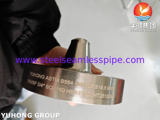 Flancella di lega di nichel 625 ASTM B564 UNS N06625 Inconel 625 Flancella di collo di saldatura WNRF Flancella