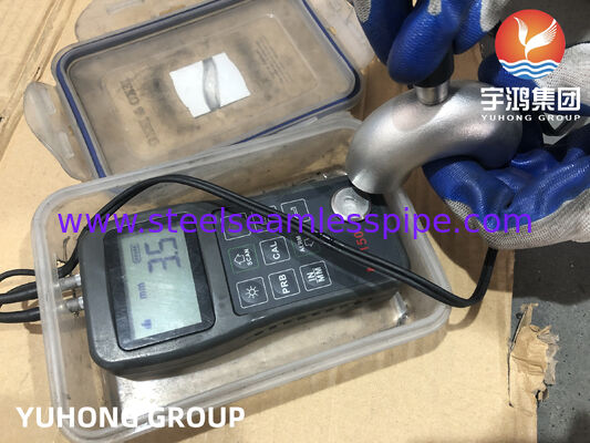 ASTM B366 HASTELLOY C22 UNS N06022 Lega bassa C-Ni-Mo-Cr Forgia 180° SR Curva di ritorno del gomito