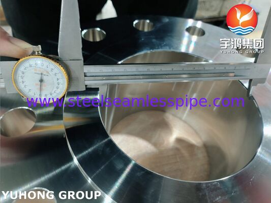 Superduplex 2507 flange ASTM A182 UNS S32750 / F53 Super duplex flange di collo di saldatura