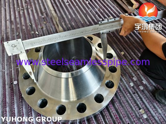 ASTM A182 F347 Flange a collo di saldatura / EN 1.4550 Flange in acciaio inossidabile WNRTJ Flange