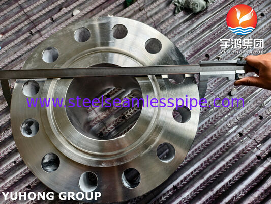 ASTM A182 F347 Flange a collo di saldatura / EN 1.4550 Flange in acciaio inossidabile WNRTJ Flange