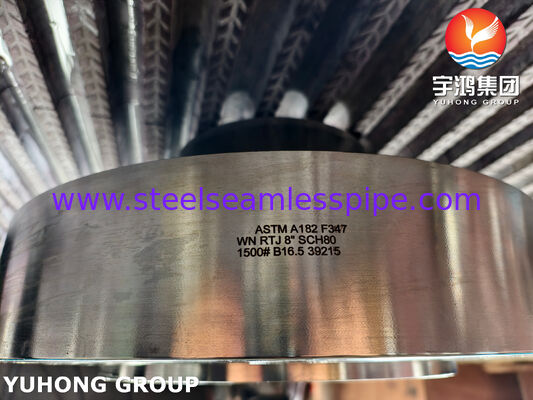 ASTM A182 F347 Flange a collo di saldatura / EN 1.4550 Flange in acciaio inossidabile WNRTJ Flange