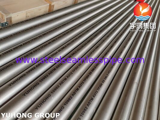 ASTM A312 TP304 / UNS S30400 Barra vuota in acciaio inossidabile senza saldatura per l'industria chimica