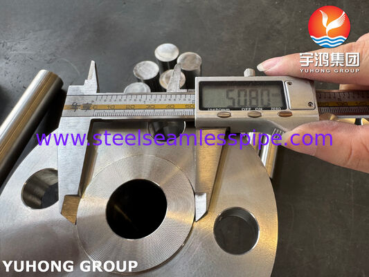 Flangia ASME SB462 UNS N10276 LWN ASME B16.5 Hastelloy C276 Flangia a collo di saldatura lungo