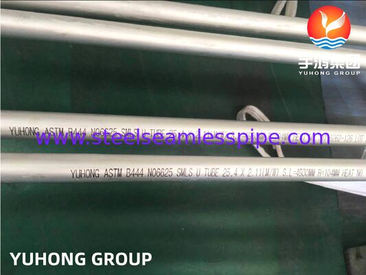 Tubo senza saldatura a U Inconel 625 ASTM B444 per scambiatori di calore a fascio tubiero