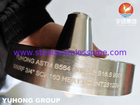 ASTM B564 Inconel 625 Nickel Alloy Welding Neck Raised Face Corrosion Resistant Flange