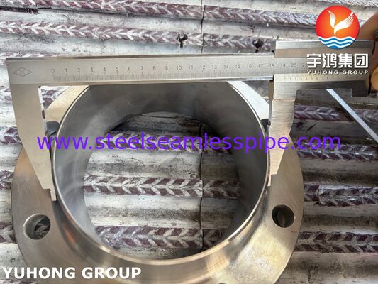 Flangia ASTM A182 F51 UNS S31803 Duplex Acciaio Weld Neck Flangia Forgiata WNRF Flangia