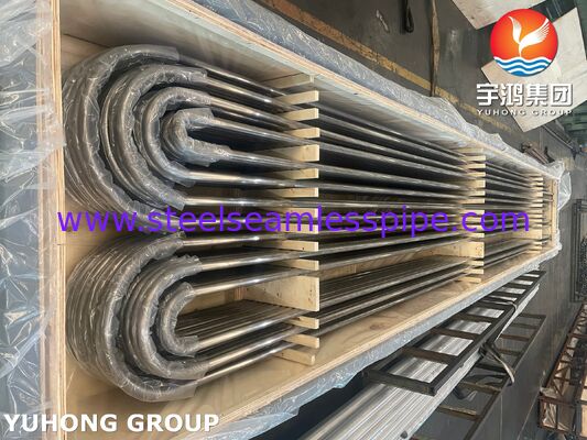 Tubo a U senza saldatura in lega di nichel Monel 400 per scambiatori di calore ASME SB163 UNS N04400