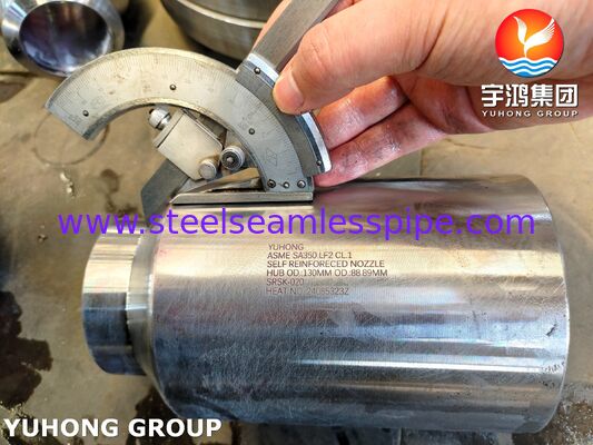 SA-350 LF2 Self-Reinforced Nozzle for Pressure Vessels