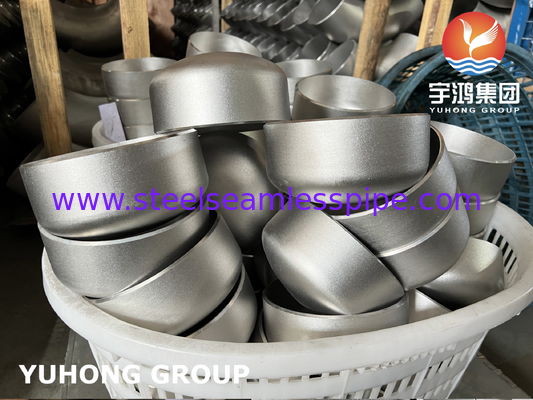 Tappo saldato a SCC A403 WP316L in acciaio inossidabile ASME B16.9 sabbiato per tubazioni industriali