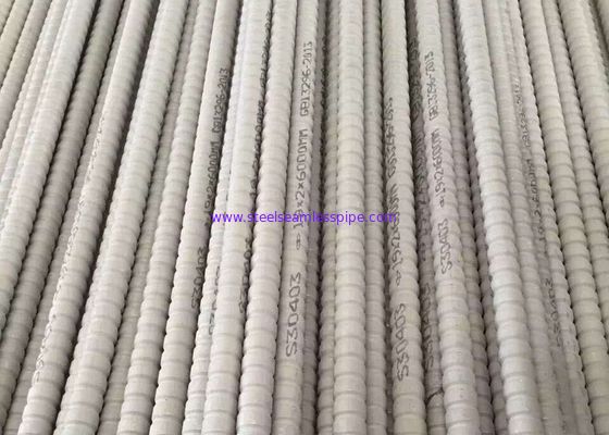 ASTM A213 S30403 Energy Efficient Corrugated Fin Tube For Heat Exchanger