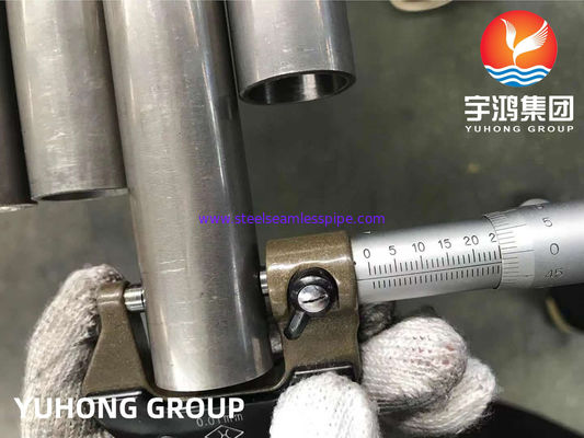 ASME SB163 UNS N04400 / Monel 400 Tubo in lega di nichel senza saldatura per scambiatori di calore