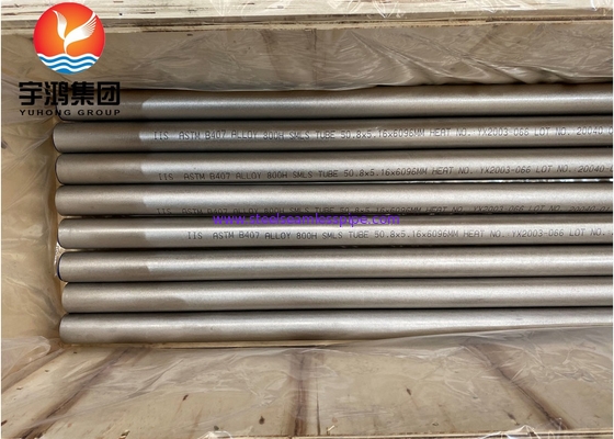ASME SB407 Incoloy 800H / UNS N08810 Tubo senza saldatura in acciaio legato al nichel