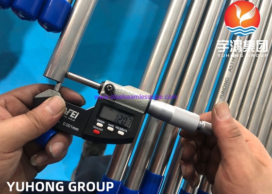 ASTM A269 TP316L/SUS316L/1,4404, tubo senza saldatura di acciaio inossidabile di 31.75*1.65*11800MM, metropolitana dello scambiatore di calore della caldaia