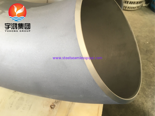 ASTM B366 Monel 400 / UNS N04400 Acciaio legato al nichel, gomito 90 gradi