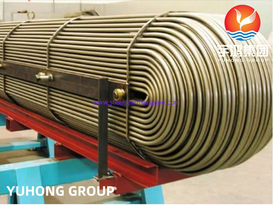 ASTM B111 UNS C68700 Tubo in ottone di alluminio tubo di curvatura U tubo scambiatore di calore tubo