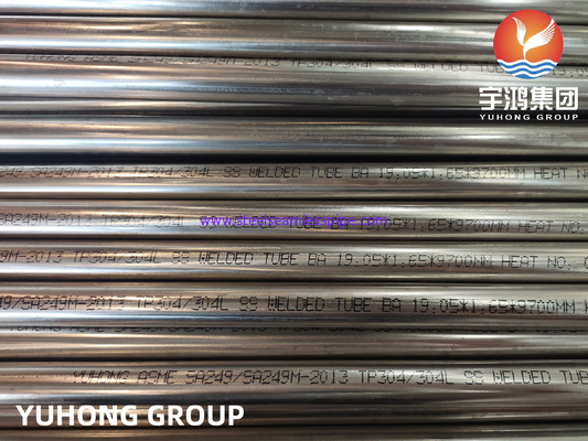 ASTM A249 TP304/304L Tubo saldato in acciaio inossidabile