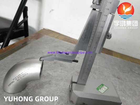 JIS B 2312 Fitting per tubi in acciaio 90° 45° LR/SR gomito SUS304 SUS304L