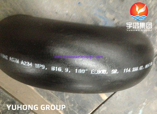 ASTM A234 WP9 180 gradi di ritorno gomito legata acciaio Buttweld