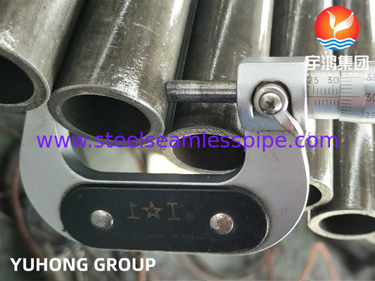 Tubo per caldaie e surriscaldatori in acciaio al carbonio medio senza saldatura SA210 Gr.A1, trafilato a freddo e normalizzato