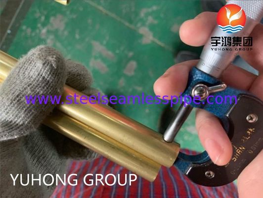 ASTM B111 Tubo in lega di rame C68700 senza saldatura per applicazioni di condensatori e scambiatori di calore