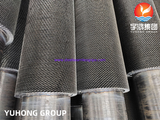 Tubo a pinna serrata HFW, ASTM A210 / ASME SA210 GR.A1 Tubo a pinna in acciaio al carbonio