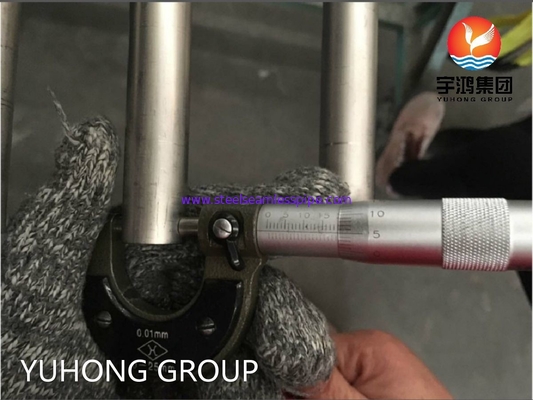ASME SB338 GR.7 Tubo di acciaio senza saldatura in lega di titanio per condensatori ed scambiatori di calore