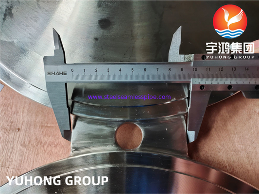 ASTM B462 HASTELLOY C276, N10276 SPECTACLE FLANGE B16.48 PROCESSO di forgiatura