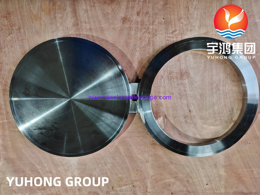 ASTM B462 HASTELLOY C276, N10276 SPECTACLE FLANGE B16.48 PROCESSO di forgiatura