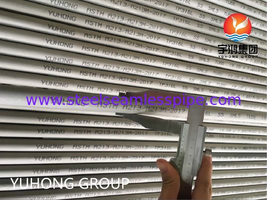 ASTM A213 TP316L Tubo senza cuciture in acciaio inossidabile con precisione laminata a freddo resistente alle alte temperature e alla corrosione