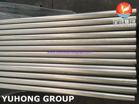 ASME SB338 GR.7 / UNS R52400 Tubo per scambiatori di calore senza saldatura in lega di titanio