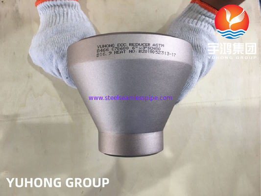 ASTM B466 UNS C70600 Reduttore di rame e nichel CuNi 90/10