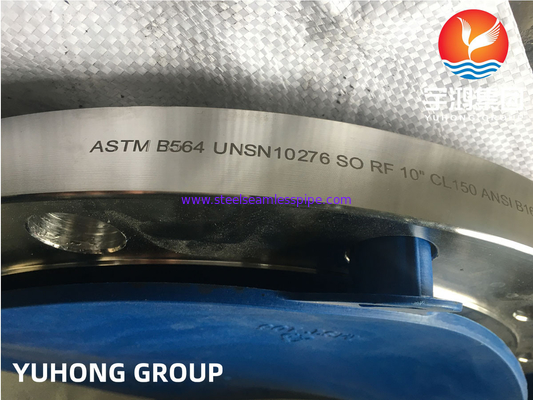 ASTM B564 UNS N10276 / Hastelloy C276 Slip in lega di nichel flangia su flangia