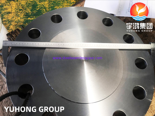 A182 F22 Legatura bassa Cr-Mo Acciaio Blind Flange RF Face B16.5, In applicazioni ad alta pressione / alta temperatura