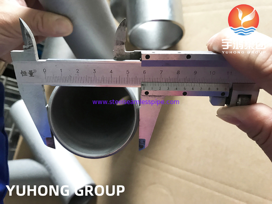 Acciaio duplex ASTM A815 S31803, Y-Shape Tee, Butt Weld Pipe Fitting B16.9