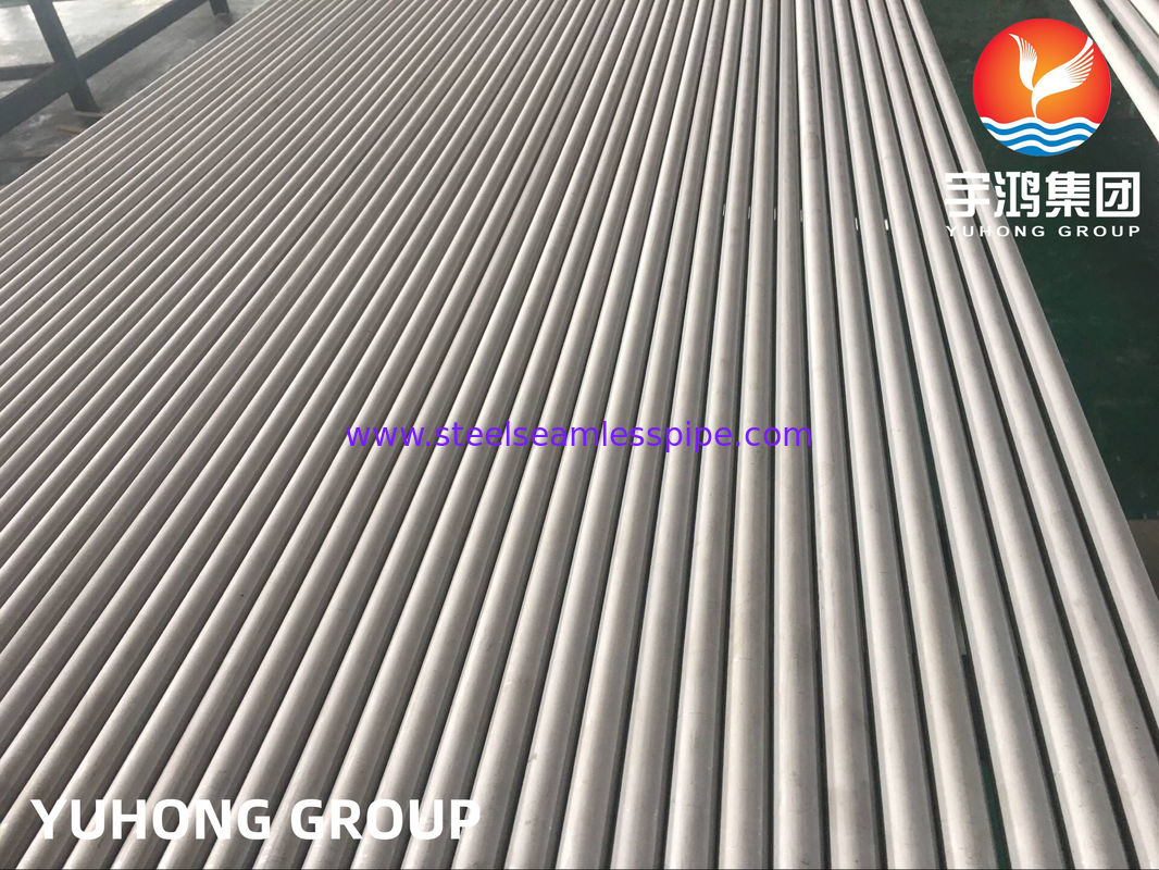 ASTM A213 Tubo senza cuciture in acciaio inossidabile Spessore minimo della parete condensatore di evaporatore