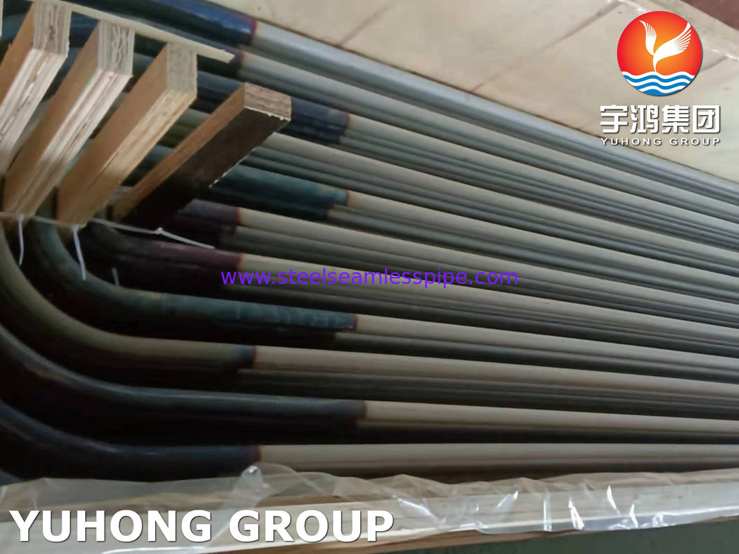 Tubo a U in acciaio inossidabile ASTM A213 TP317L per scambiatori di calore, 100% ET