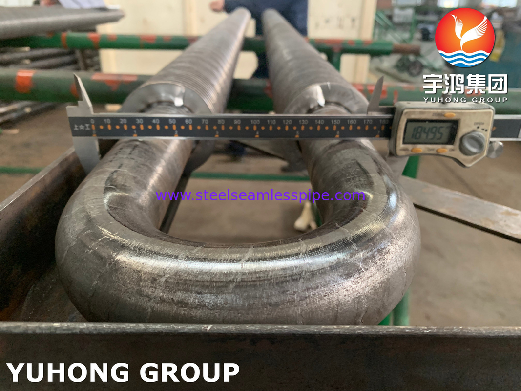 SPIRALE EXTRUDED/STUD DELLA METROPOLITANA DELLA CURVA AD U HFW A106 GR.B U-FINNED DI ACCIAIO INOSSIDABILE