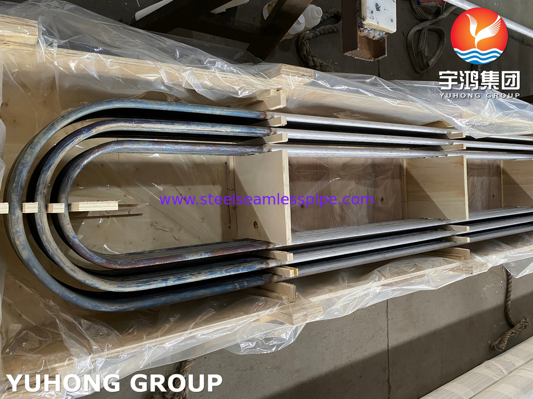 Tubo in acciaio duplex SMLS U Bend ASME SA789 UNS S32205 per scambiatori di calore