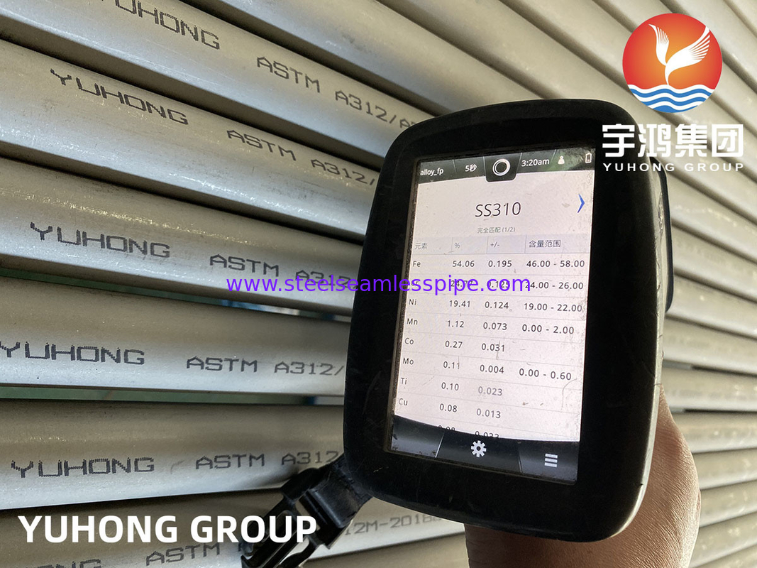 ASME SA2312 TP310S∙ ASTM A312 TP310S TP310H 310S 310MoLN tubi in acciaio inossidabile per petrolio e gas industriale