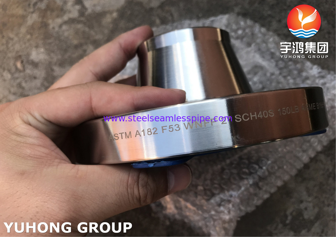 Flancelle in acciaio super duplex ASTM A182 F53, UNS S32750 Flancelle a collo di saldatura, RF, FF, B16.5