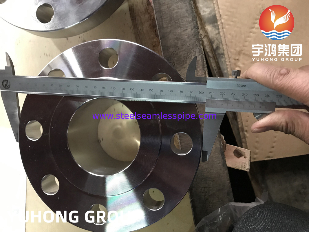 ASTM A182 F51 Flancetta a collo di saldatura in acciaio duplex RF B16.5 per petrolio e gas