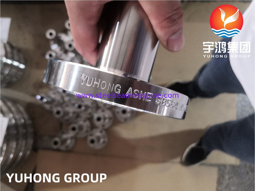 ASME SB564 Monel 400 (UNS N04400, 2.4360) Flange di collo a saldatura lunga in lega di nichel
