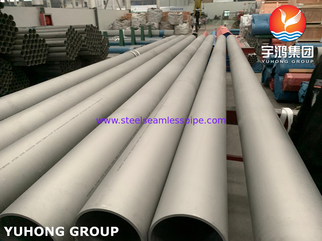 ASTM A790 UNS S32750, 1.4410 Tubi super duplex in acciaio inossidabile senza saldature per il trattamento delle acque reflue